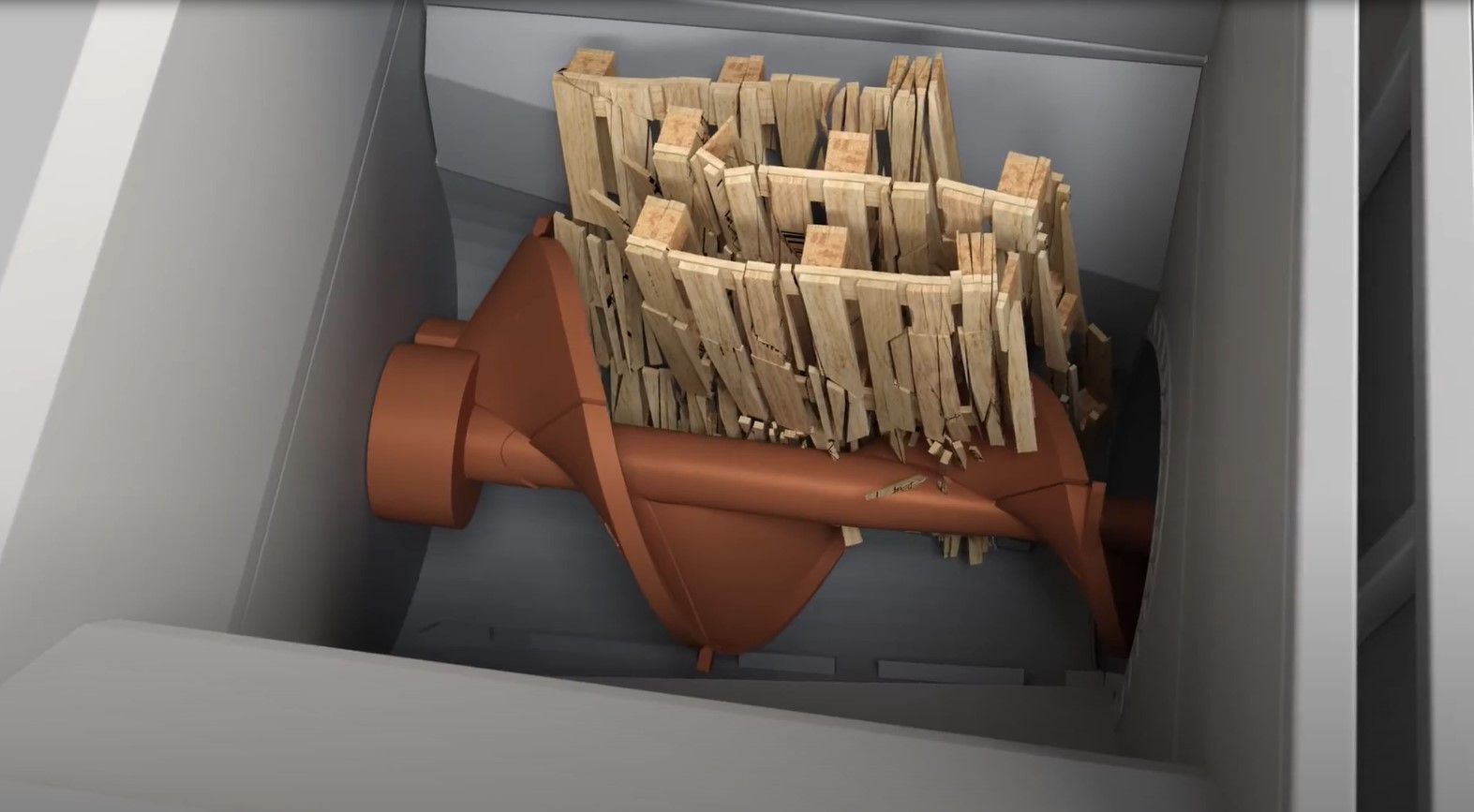 Шнековий компактор для дерева SW-600